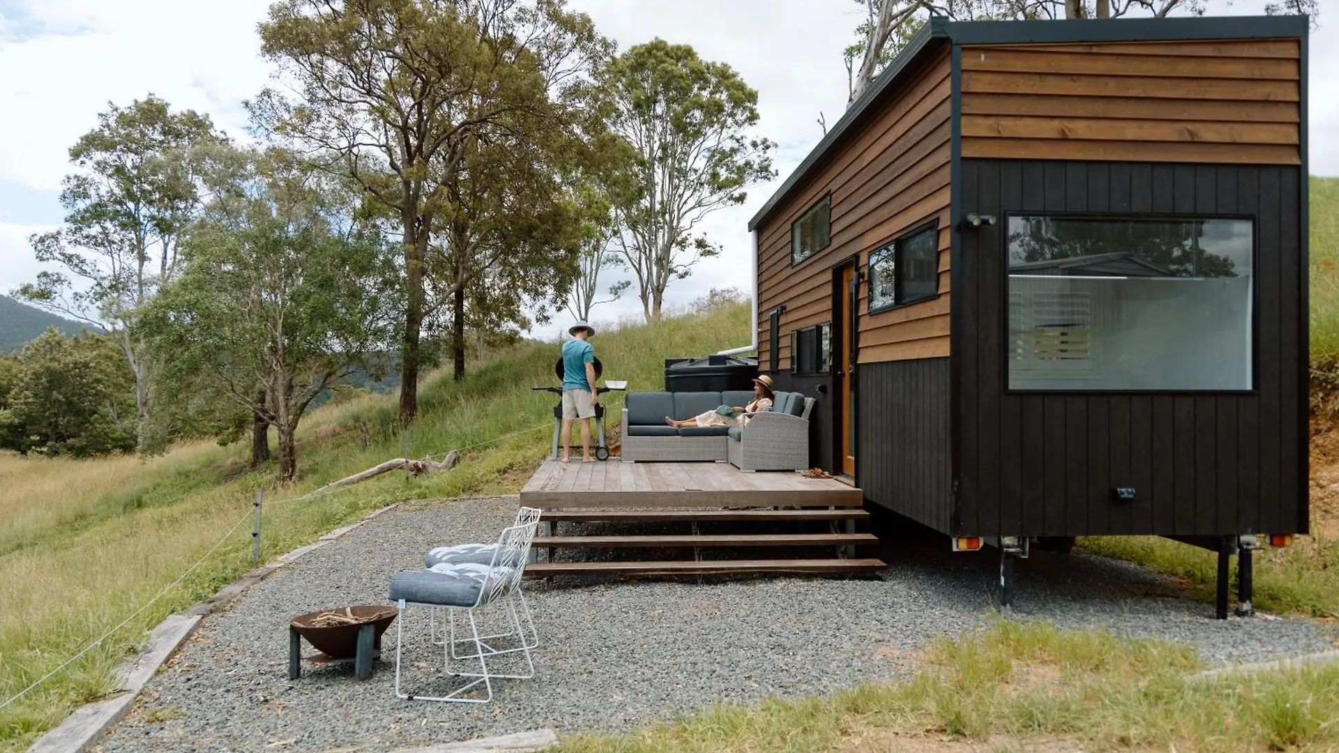 度假居 Brand New Tranquil Tiny Home On 60 Acres Near Kennilworth Feed Friendly Cows, Spectacular Views Obi Obi 澳大利亚